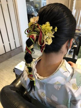 ヘアー アトリエ エゴン(hair atelier EGON) リボンアレンジ