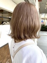 アルファ(alpha)&nbsp;【松戸 アルファ】Aラインボブ/マロンベージュ/かきあげ/松戸