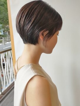 モリオフロムロンドン 原宿本店(morio from London) 【morio原宿】丸みショート　前髪あり