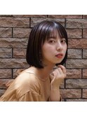 ツヤ感ナチュラルボブ