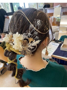 ビンナ(BINNA) 水引ヘアアレンジ♪【浅草駅】