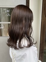 ヘアースペース トム(Hair Space TOM)&nbsp;セミロング × 艶ブラウン