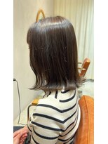 クルニエ(crenier)&nbsp;オリーブブラウン/外はねボブ