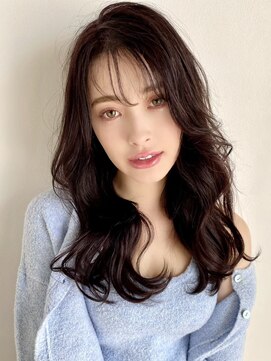 レーヴバイロンド 仙台(Reve by Lond) 韓国風シースルーバング大人フェミニンレイヤーヨシンモリ巻き