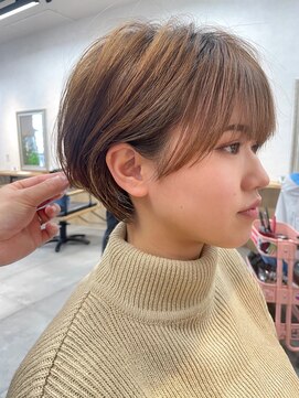 サンド 表参道(sand) ショートボブ20代30代40代イヤリングカラー大人可愛い