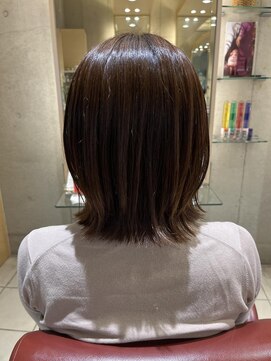 エム インターナショナル 春日部本店(EMU international) 髪質改善からの外ハネスタイル