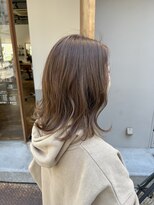 ヘアメイク マージ(hair make merge)&nbsp;《東住吉区/デザインカラー》シークレットハイライトベージュ