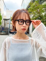 アンバー 池袋(amber)&nbsp;切りっぱなしボブ/ハイトーンカラー/縮毛矯正[池袋駅]