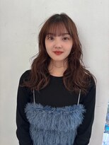 アンバー 池袋(amber)&nbsp;ニュアンスパーマ/ミルクティーベージュ/サラ艶ロング[池袋駅]