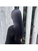 ブリーチ1回～ラベンダーブルージュカラー♪♪
