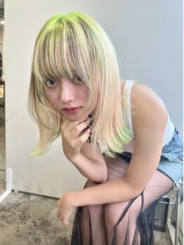 リヴ ウメダ(LIV umeda)の写真/ブリーチをしてもダメージレスな質感を実感できる◎肌/瞳の色/トレンドを落とし込んだ仕上がりが好評◎