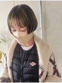 ハイライト ダブルカラー カット 髪質改善
