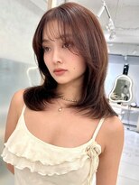 エジョン 八幡山店(Aejon)&nbsp;レイヤーロング/ヘルシースタイル/韓国ヘア/ベビーピンク/調布