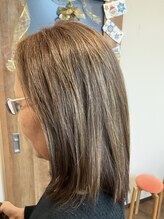 ラズープリット 白髪ぼかしハイライト