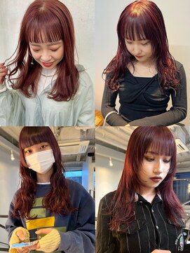 ヌープヘアーアイス(NUUP.hair ici) ブリーチなし!艶感ピンクベージュ