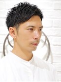 メンズビジネスツーブロック爽やか大人カッコいいショート理容室