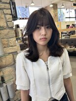 ゼスト ジグ(ZEST ZIGU)&nbsp;外ハネミディアムレイヤースタイル【竹下】