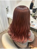 グラデーションピンク