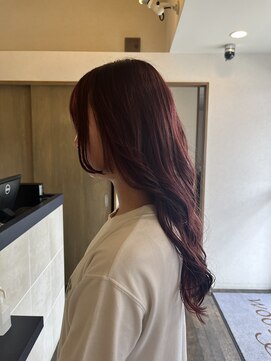 ヘアスペースブルーム エボリューション 庄内店(HAIR SPACE BLOOM evolution) 【庄内店/カラー トリートメント】チェリーピンク/10代 20代