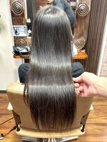 ハーシーバイアポロ 相模大野(HERSHE by apollo) 髪質改善縮毛矯正,レイヤー,縮毛矯正,白髪ぼかしハイライト.白髪