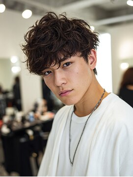 ラファンジュ ヘアー(Rohange hair) メンズパーマ/波巻き/ツイスト/スパイラル/ニュアンスパーマ