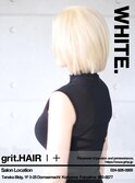 【grit.】ホワイトブリーチ/ボブ｜郡山
