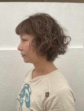 ペスコペスカ(PESCO PESCA) 大人のくるくるパーマ／やわらか質感のショートボブ