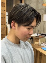 ヘアカロン 熊本本店(Hair CALON) メンズカットハイライトカラー