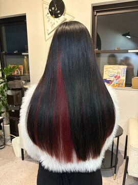 アイズム(I’sm) インナーカラー/ボルドーカラー/ブリーチ１回