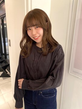 シータ(sheta) 【表参道sheta/riria】オリーブベージュセミロング