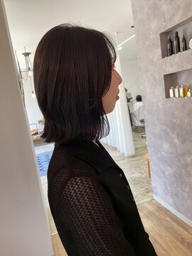 ヌイ(nui) ［佐賀/外ハネボブ/ボブスタイル/カットカラー］