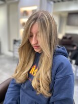 ボンズサロン 麻布十番 パティオ通り店(BONDZSALON) 外国人風ハイライト×バレイヤージュ【麻布十番駅/六本木駅】