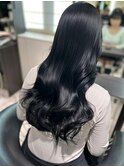 大人可愛い！赤みがでない黒髪カラー