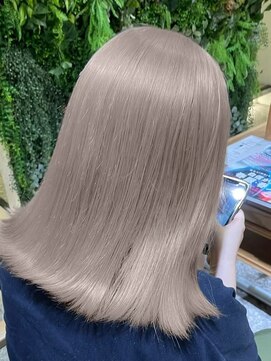 アンド ティグル クマモト(&.TIGRE KUMAMOTO) デザインカラー/レイヤーカット/ウェットヘア/ダブルカラー