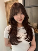 エトワ 中央店(etoi)&nbsp;大分韓国かき上げレイヤーカット大人レイヤー顔まわりレイヤー