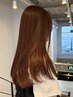 【ブリーチなしで理想のカラーに】ブリーチなしダブルカラー+トリートメント