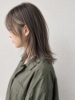 ヘイ 松本店(HEY)&nbsp;【HEY 松本】ハッシュカットミディアム×ハイライトベージュ
