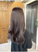 ◎ one color で ほんのり pink brown