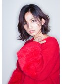 ジェンダーレス　レイヤーボブ