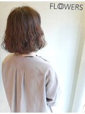 相性◎ウェーブパーマ×オーシャンアッシュ