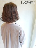 フラワーズビィーオーディー(FLOWERS BOD)&nbsp;相性◎ウェーブパーマ×オーシャンアッシュ