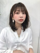 リコ(riko) シースルーバング×ひし形ミディアムSC☆10美髪【荒木洋文】