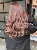 韓国風ロング×ローズピンク　【Cynthia渋谷】