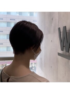 アンダーバーホワイト 南海難波店(_WHITE) ハンサムショート