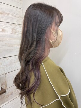 ベルクープス 天王寺店(Belle Coupes) 【BelleCoupes】インナーカラー シアーピンク イヤリングカラー