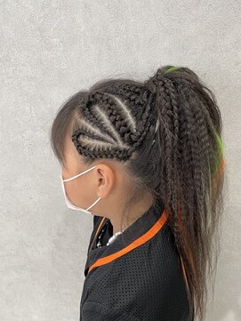 イト(ito) ハートコーンロウキッズダンス髪型～糸ito～HIRO