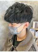 メンズスタイル　ブラックブルーグリーン