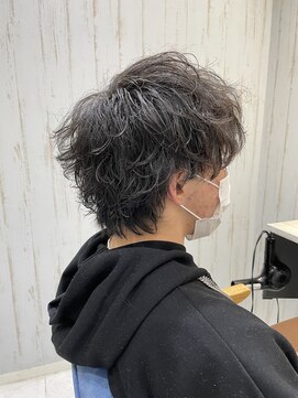 ルシール バイ アリア(Lucir by aria) マッシュウルフ×ツイストスパイラルパーマ! 渡邊