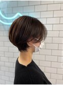 ［HAIR C shoichi］丸み可愛い耳かけショート