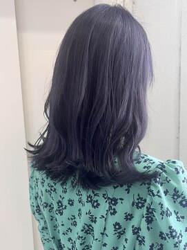 ヘアーデザイン シュシュ(hair design Chou Chou by Yone) ダブルカラー☆ラベンダーカラー